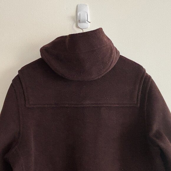 Aquascutum London Brown Duffle Coat/  Overcoat Buckle Full Zip - M-L - Picture 7 of 14